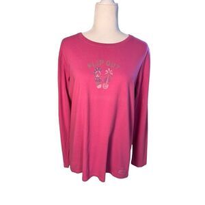 Life Is Good flip flop long sleeve T